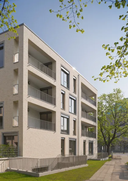 Neubau mosaik eilenriede hannover aussenansicht balkone