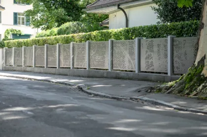 Gartenzaun bern schraegansicht rechts
