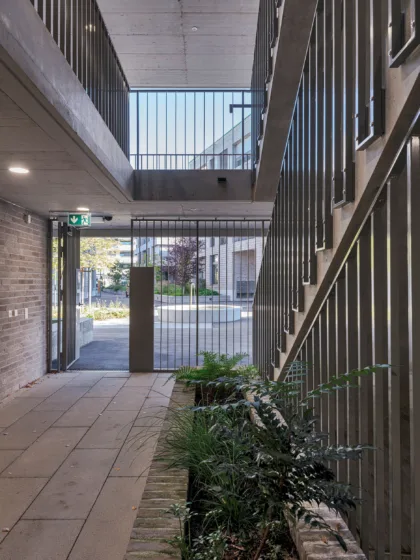 Neubau lindenhof wetzikon eingangsbereich treppenhaus