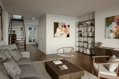 Umbau beethovenstrasse zuerich wohnung wohnbereich